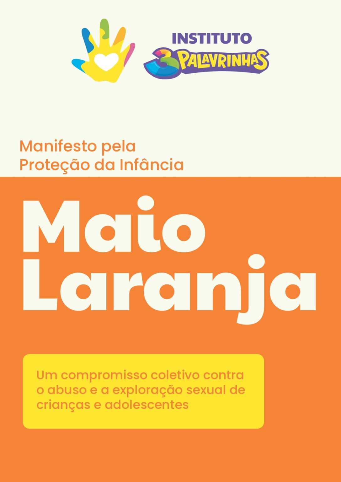 capa manifesto maio laranja